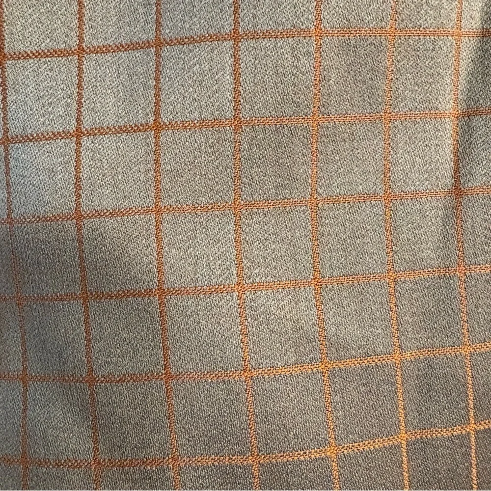 Studio Milano Tessilstrona 7 Button Blazer Sport Coat Wool Gray Checked Mens 43L